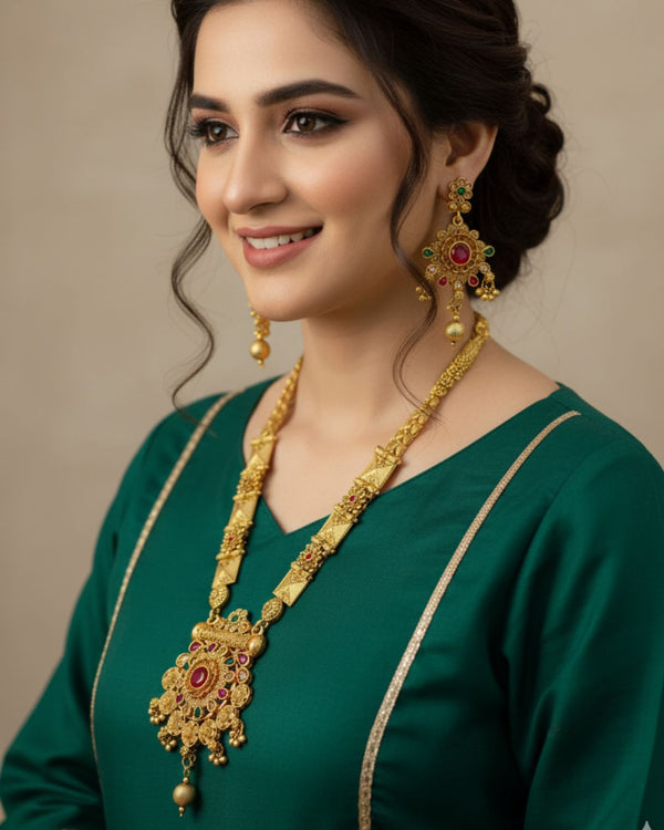 JS261 Ethnic Jewelry Set Multi