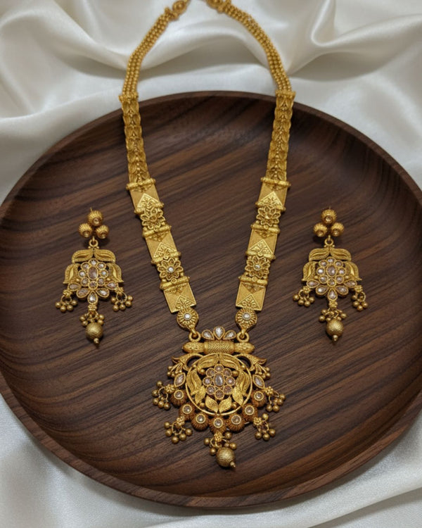 JS262 Ethnic Jewelry Set Champgne